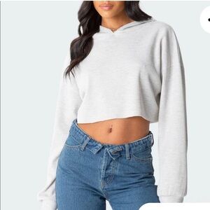 Edikted Cropped Hoodie Size XS/S **